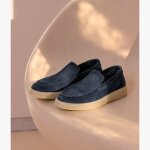 Mocassin tibault bleu indigo