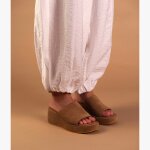 Mule ouverte haurore sable