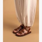 Sandale gessie cognac