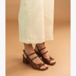 Sandale hadda cognac