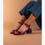 Sandale hansel bordeaux