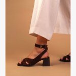 Sandale hellen chocolat