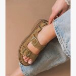 Sandales julieta beige