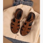 Sandale marius cognac