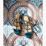 Sandale no�mie bleu