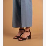 Sandale pr�cieuse chocolat