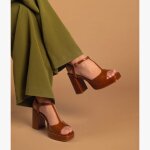 Sandale promesse camel