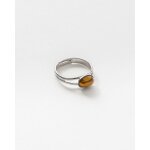 Bague réglable sertie d'une pierre naturelle Bague réglable sertie d'une pierre naturelle