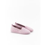 Ballerines velours gaufr thermolactyl