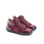 Baskets montantes dessus cro�te de cuir