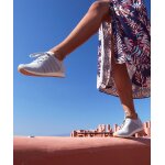 Baskets en textile, � lacets