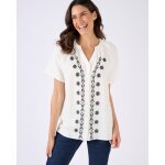 Blouse brode en gaze de coton biologique