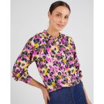 Blouse col volant pure viscose lenzing(tm) ecovero(tm)