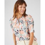 Blouse crpe relif imprime