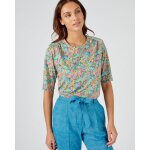 Blouse fluide  paulettes.