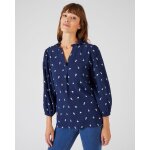 Blouse gaze pur coton brod�e