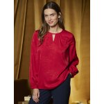 Blouse motif jacquard