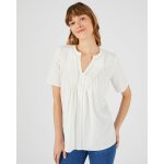 Blouse  plis et macram