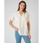 Blouse voile de coton broderie anglaise