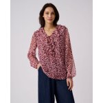 Blouse voile imprim� tachiste