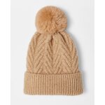 Bonnet  pompon avec laine