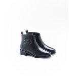 Bottines dessus cuir mouton