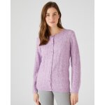Cardigan maille fantaisie et mlange alpaga