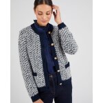Cardigan maille jacquard