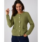 Cardigan uni ou ray�