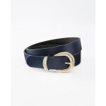 Ceinture à boucle dorée en croûte de cuir Ceinture à boucle dorée en croûte de cuir