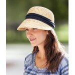 Chapeau de paille avec visi�re
