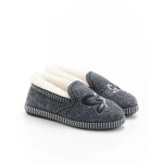 Charentaises brod�es, fourr�es thermolactyl