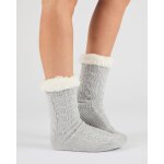 Chaussettes maille douillette torsadée thermolactyl Chaussettes maille douillette torsadée thermolactyl