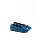 Chaussons aspect velours