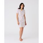 Chemise de nuit maille jersey pur coton peign�