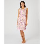 Chemise de nuit sans manches pur coton peign