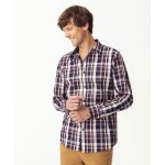 Chemise popeline � carreaux