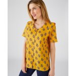 Chemisier coton rayures brillantes