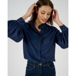 Chemisier esprit jabot brodé Chemisier esprit jabot brodé