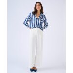 Chemisier rayures graphiques pure viscose