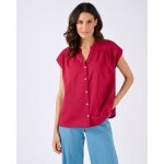 Chemisier sans manches en voile de coton Chemisier sans manches en voile de coton