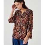 Chemisier voile imprim animalier