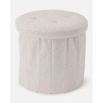Coffre de rangement en maille moutonn�e