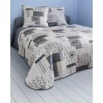 Couvre - lit imprimé patchwork Couvre - lit imprimé patchwork