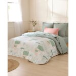 Couvre - lit imprim� patchwork