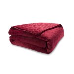 Couvre - lit matelass velours