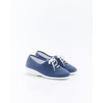 Chaussons  lacets en toile
