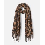 Echarpe  franges motif animalier