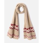 Echarpe thermolactyl maille chine et jacquard