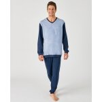 Pyjama 3 pi�ces short et pantalon jersey pur coton peign�